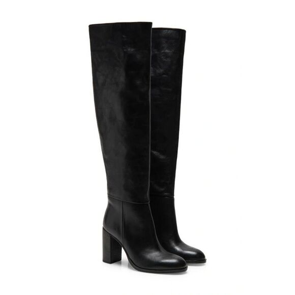 New Free People X Veru Cuoio Dakota Tall Boot Size 38.5 - Picture 1 of 14